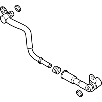 PV4Z-8K153-B Ford Water Outlet Tube Illustration 1 of 1