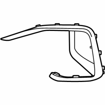 R2TZ-17C754-SA Ford Bumper Bar Moulding Illustration 1 of 1