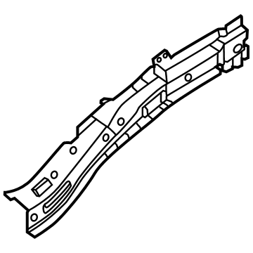 PZ1Z-16A023-A Ford Front Fender Brace Illustration 1 of 1