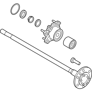 MB3Z-4A013-A Ford Spindle Illustration 1 of 1
