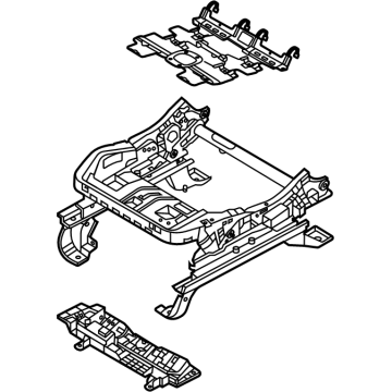 RL1Z-7861711-A Ford Seat Track Assembly Illustration 1 of 1