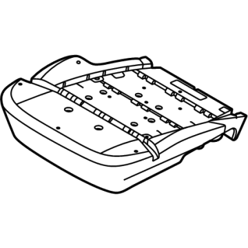 SL1Z-78632A23-A Ford Seat Cushion Pad Illustration 1 of 1