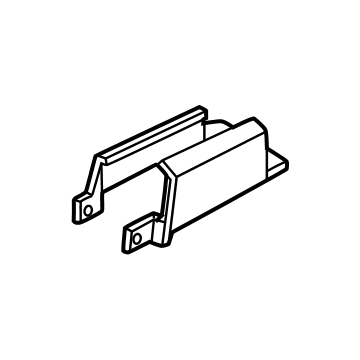 M2DZ-7861748-AJ Ford Seat Track Cover Illustration 1 of 1