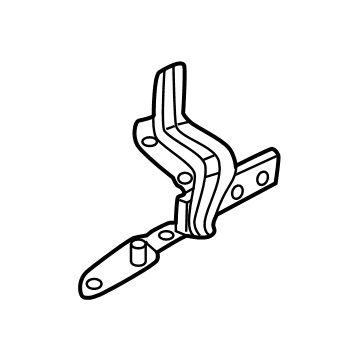 N1WZ-2662256-C Ford BRACKET - SEAT ADJUSTER Illustration 1 of 1