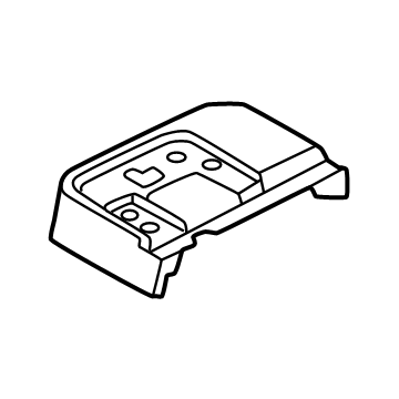 M2DZ-7861748-AK Ford Seat Track Cover Illustration 1 of 1