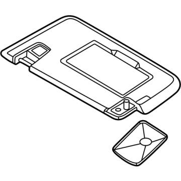 2025 Ford Ranger Sun Visor - KB3Z-2104104-CB