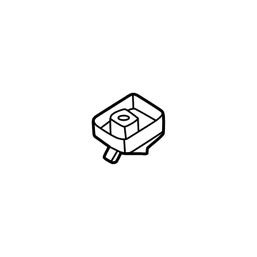 KB3Z-2104132-AC Ford Sun Visor Retainer Illustration 1 of 1