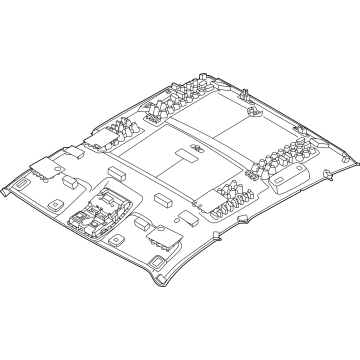 N1WZ-6051916-AV Ford Headlining - Roof Illustration 1 of 1