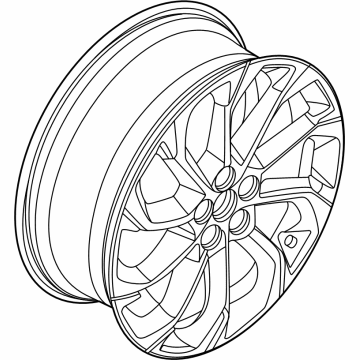 R2TZ-1007-E Ford Wheel Assembly Illustration 1 of 1