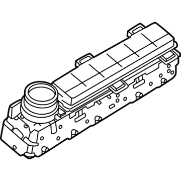 SL1Z-18C858-AA Ford Radio Control Panel Illustration 1 of 1