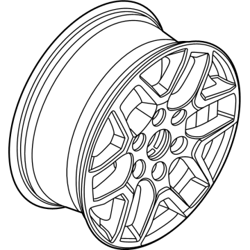 2025 Ford Ranger Spare Wheel - N1WZ-1007-V