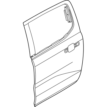 N1WZ-6024700-B Ford Door Panel Assembly Outer Illustration 1 of 1