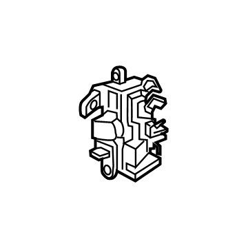 2025 Ford F-350 Super Duty Rear Passenger Door Handle Latch - ML3Z-1626413-F