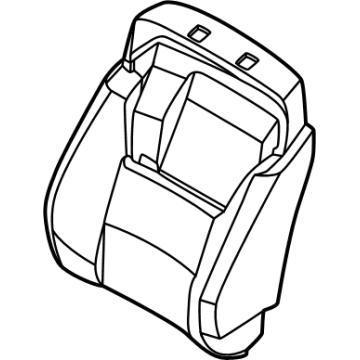 PC3Z-1664417-BA Ford Seat Back Cover Assembly Illustration 1 of 1