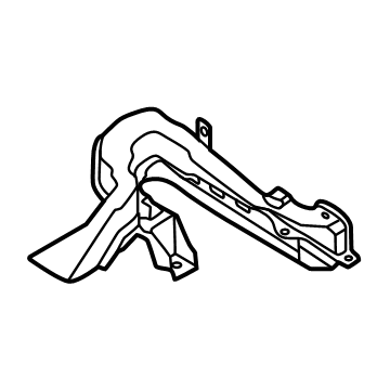 SL1Z-18491-A Ford Heater Outlet Duct Illustration 1 of 1