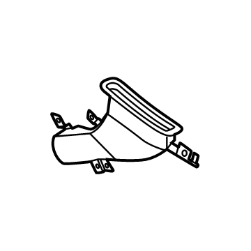 SL7Z-19E630-B Ford Air Conditioner Duct Assembly Illustration 1 of 1