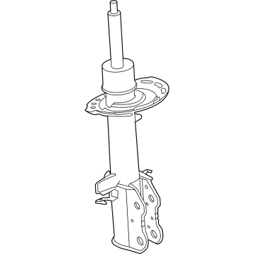 PZ1Z-18124-AA Ford Shock Absorber Assembly Illustration 1 of 1