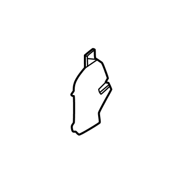 SL1Z-78310B16-AB Ford Bezel Latch Illustration 1 of 1