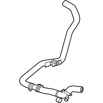 R1MZ-8260-D Ford Radiator Hose Illustration 1 of 1