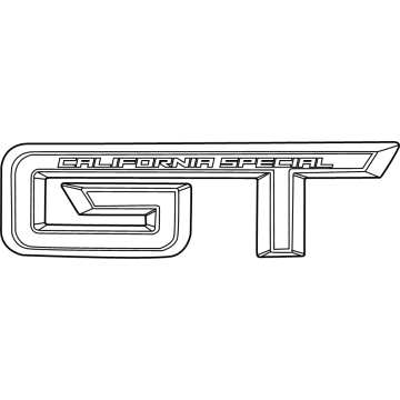 PR3Z-6342528-M Ford Emblem Illustration 1 of 1