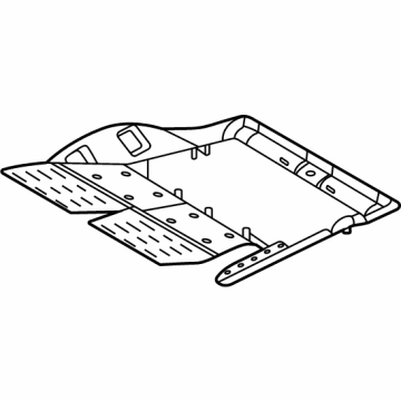 LU5Z-9960051-A Ford CUSHION ASY - SEAT Illustration 1 of 1