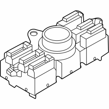 R2TZ-18C858-G Ford Radio Control Panel Illustration 1 of 1