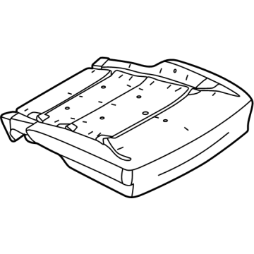 PC3Z-15632A22-B Ford Pad Illustration 1 of 1