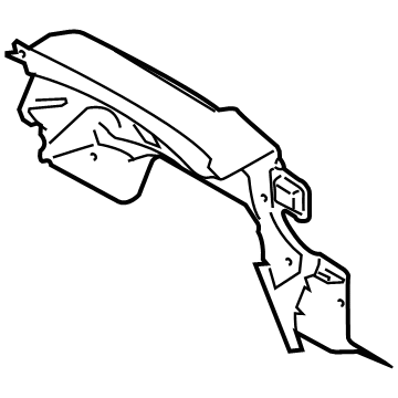 SL1Z-4001588-A Ford Dash Panel Insulator Illustration 1 of 1