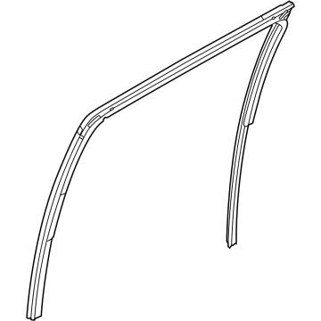 2025 Ford Ranger Window Run - N1WZ-6025767-C
