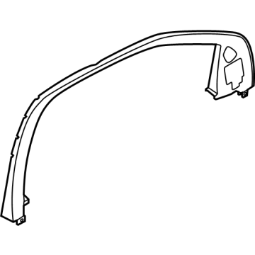 SL1Z-4051752-AA Ford Door Window Frame Moulding Illustration 1 of 1