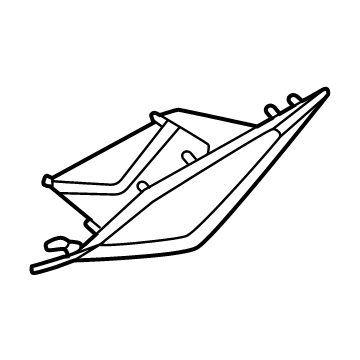 SL7Z-4022620-AA Ford Door Inside Handle Escutcheon Illustration 1 of 1