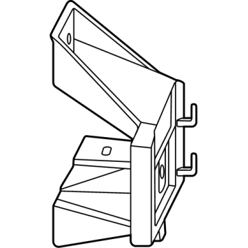 R2TZ-17787-A Ford Bumper Mounting Bracket Illustration 1 of 1