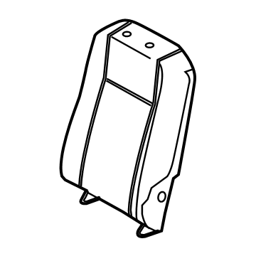 LK4Z-9966600-PC Ford Rear Seat Back Cover Assembly Illustration 1 of 1