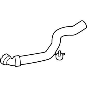 MB3Z-8286-T Ford Radiator Hose Illustration 1 of 1