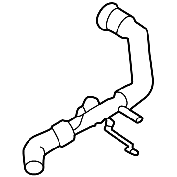 MB3Z-8260-S Ford Radiator Hose Illustration 1 of 1