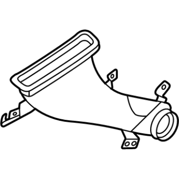 SL1Z-19E630-F Ford DUCT ASY - AIR CONDITIONER Illustration 1 of 1