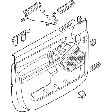SL1Z-4023942-AA Ford Panel Door Trim Lower Illustration 1 of 1