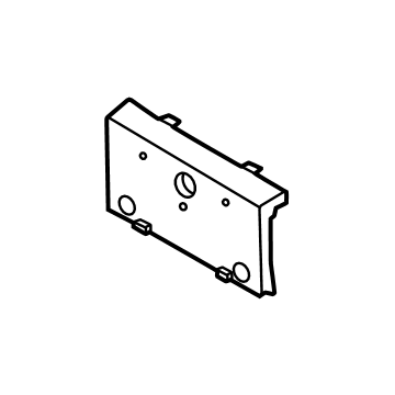 SL1Z-17A385-AA Ford License Plate Bracket Illustration 1 of 1