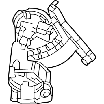 MB3Z-3F527-G Ford LOCK ASY - STEERING AND IGNITI Illustration 1 of 1