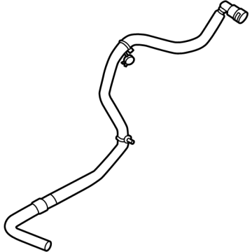 PZ1Z-7H255-A Ford Oil Cooler Hose Illustration 1 of 1