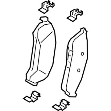 2024 Ford Bronco Brake Pads - MB3Z-2200-D