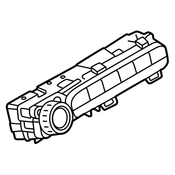 SZ6Z-18C858-AA Ford Radio Control Panel Illustration 1 of 1
