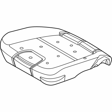 2025 Ford Ranger Seat Cushion - N1WZ-2663223-B