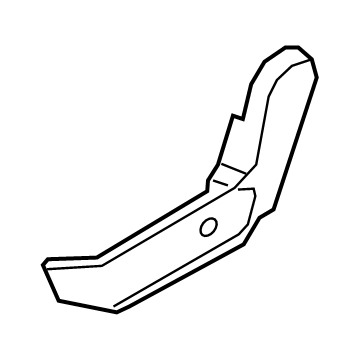 LB5Z-7861350-AF Ford Seat Back Latch Cover Illustration 1 of 1