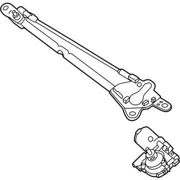 2025 Ford Ranger Wiper Motor - N1WZ-17508-F