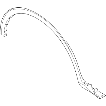R2TZ-16038-B Ford Moulding Illustration 1 of 1
