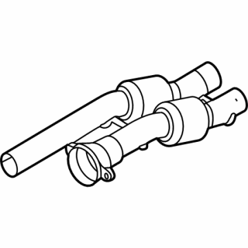 ML3Z-5A212-AD Ford Extension Exhaust Pipe Illustration 1 of 1