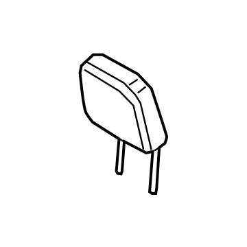 RB5Z-78611A08-AF Ford Headrest - Cover And Pad Illustration 1 of 1
