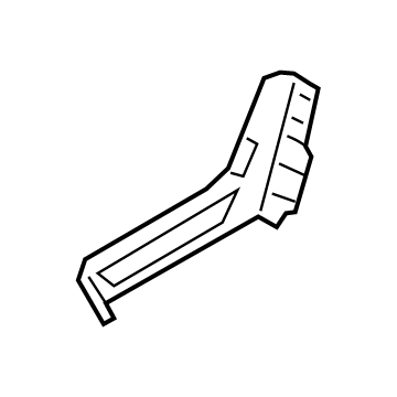 LB5Z-7861350-AN Ford Seat Back Latch Cover Illustration 1 of 1