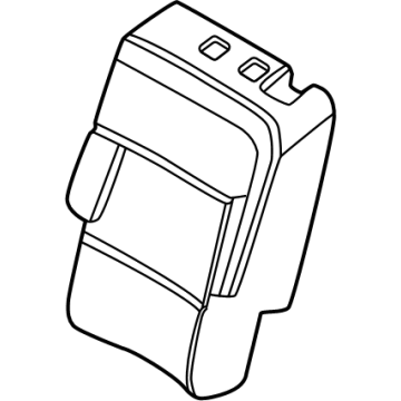 RB5Z-7866600-DB Ford Rear Seat Back Cover Assembly Illustration 1 of 1